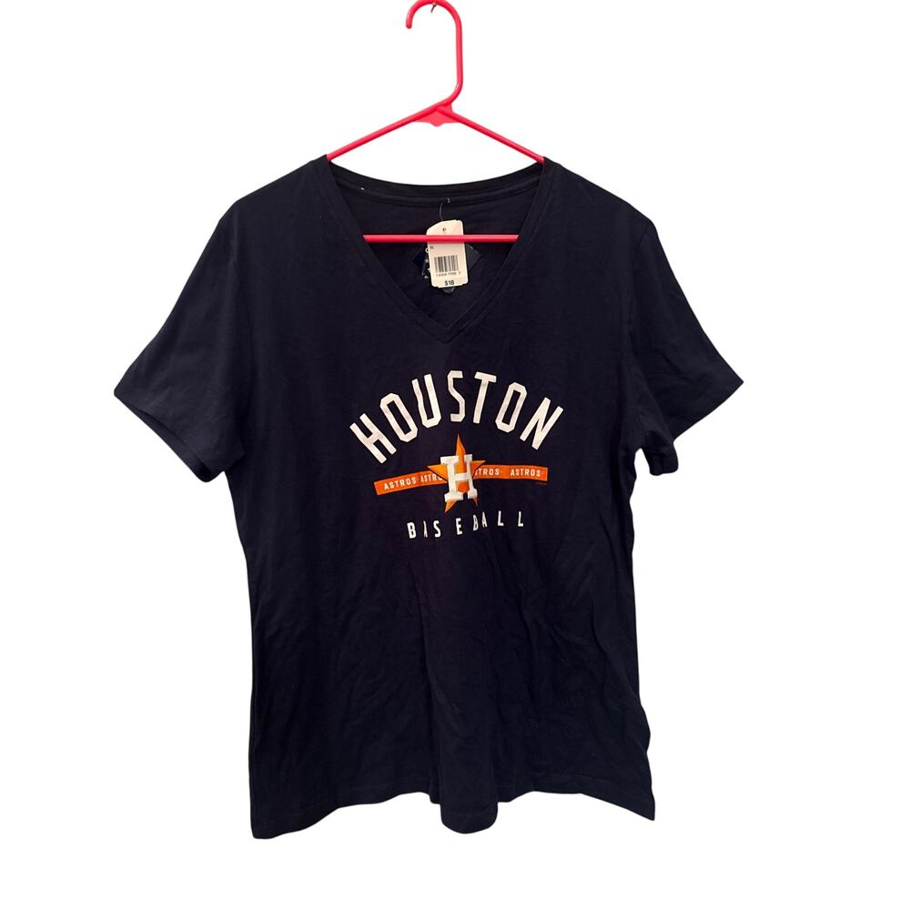 NWT Genuine Merchandise Navy Houston Astros Baseball T-Shirt Women's Size XL